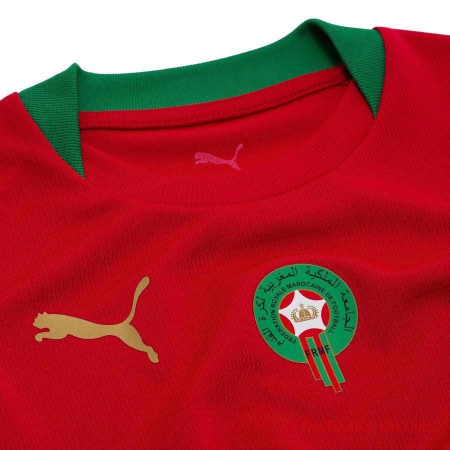 Elite Morocco World Kids World Cup 2026 Home Shirt Garment-Unisoccer Shop
